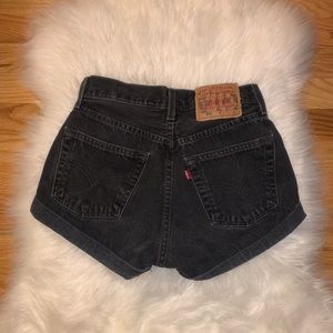 Vintage Black Levi’s 501 Shorts LAST BLACK PAIR!